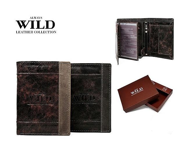 Always Wild pánska kožená peňaženka N4-DIS