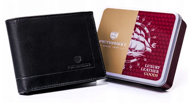 Pánska kožená peňaženka RFID PETERSON N84-PCS