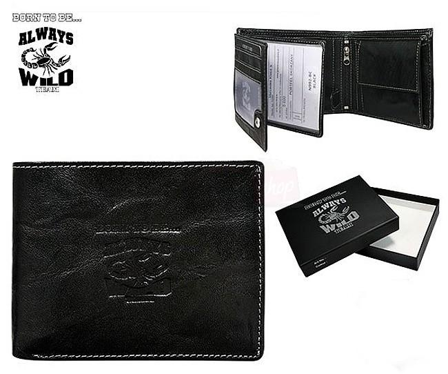 Always Wild pánska kožená peňaženka N992-BC