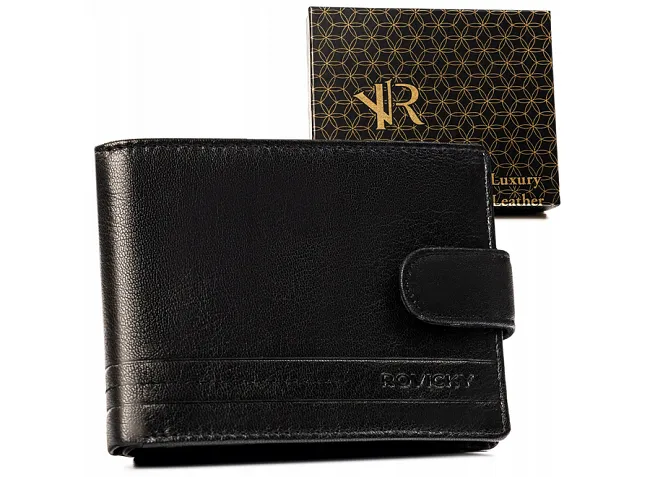 Pánska kožená peňaženka Rovicky R-N992L-GAT