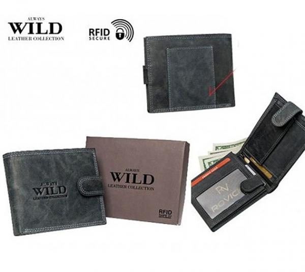 Always Wild pánska kožená peňaženka N992L-P-CHM