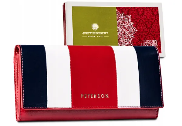 Dámska kožená peňaženka PETERSON PTN PL-411