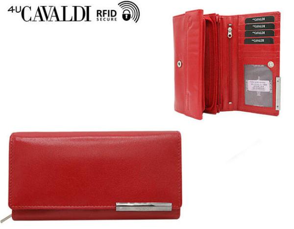 Dámska kožená peňaženka Cavaldi RD-12-GCL-4