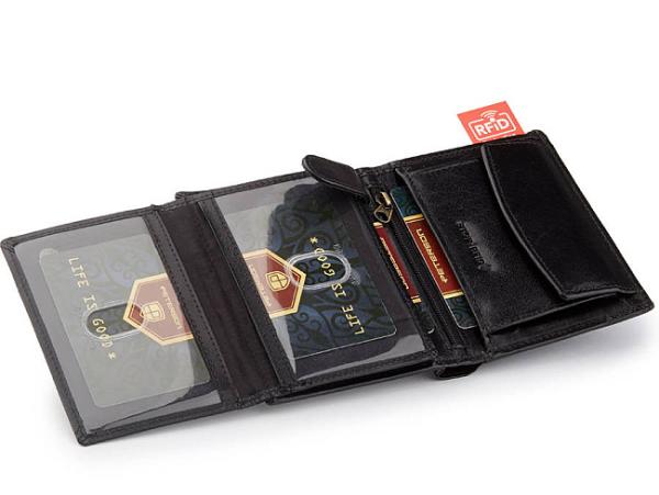 Pánska kožená peňaženka RFID PETERSON 339.01 2-1-1