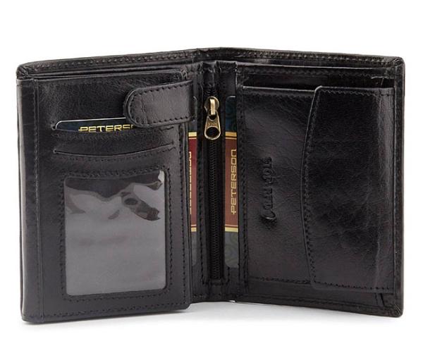 Pánska kožená peňaženka RFID PETERSON 339.01 2-1-1