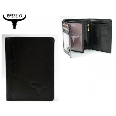 Pánska kožená peňaženka Buffalo RM-24-HTR Black