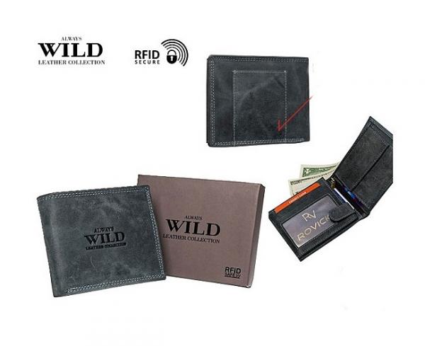 Always Wild pánska kožená peňaženka N992-P-CHM
