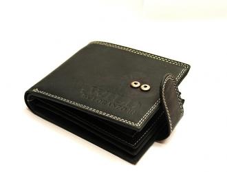 Pánska kožená peňaženka Wild by Loranzo 985 black